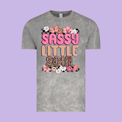 Sassy Little Soul Vintage Tee Designed By Maliassmallbusiness