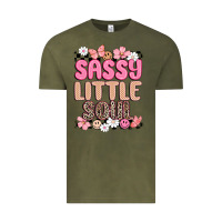 Vintage Olive sassy little soul Vintage Tee - MaliasSmallBusiness