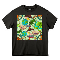 Asphalt geography class seamless pattern Heavy Core Tee - BundleAndBundleShop