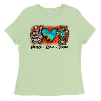 Matcha peace love jesus Ladies Tee - JahusDesignShop