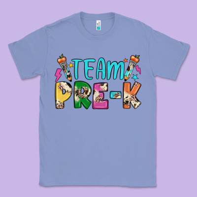 Team Pre K Classic Tee Designed By Jahusdesignshop