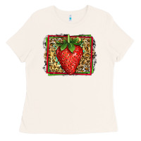Bone strawberry summer Ladies Tee - Jasminsmagicworld