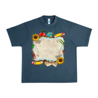 Midnight Navy school your text here Urban Heavy Tee - NancyCooperArtShop
