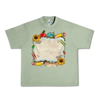 Oil Green school your text here Urban Heavy Tee - NancyCooperArtShop