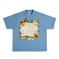 Pebble Blue school your text here Urban Heavy Tee - NancyCooperArtShop
