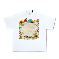 White school your text here Urban Heavy Tee - NancyCooperArtShop