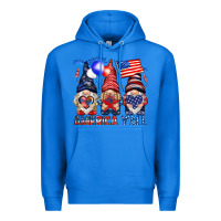 True Royal America y'all with gnomies Premium Hoodie - HowdyJamesFarm