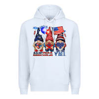 White America y'all with gnomies Premium Hoodie - HowdyJamesFarm