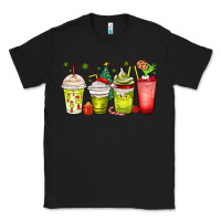 Black Christmas characters coffee cups Classic Tee - MaliasSmallBusiness