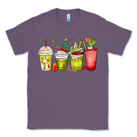 Lavender Christmas characters coffee cups Classic Tee - MaliasSmallBusiness