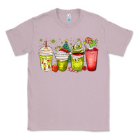 Lilac Christmas characters coffee cups Classic Tee - MaliasSmallBusiness