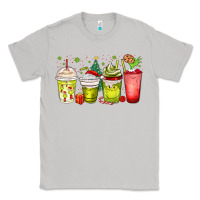 Moon Dust Christmas characters coffee cups Classic Tee - MaliasSmallBusiness