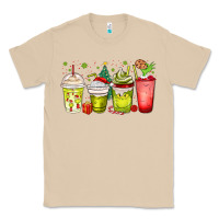 Mushroom Christmas characters coffee cups Classic Tee - MaliasSmallBusiness