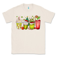 Natural Christmas characters coffee cups Classic Tee - MaliasSmallBusiness