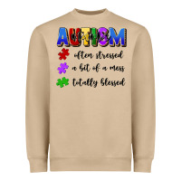 Mushroom i'm a hot mess always stressed and proudly autism Heavyweight Sweatshirt - Artiststas