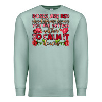 Seafoam roses are red chocolates are brown Premium Sweatshirt - OliviaCreatesArt