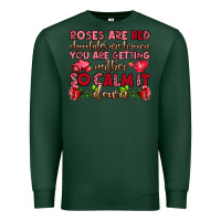 Sports Green roses are red chocolates are brown Premium Sweatshirt - OliviaCreatesArt