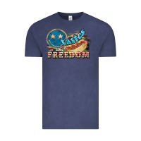 Vintage Denim tastes like freedom Vintage Tee - NancyCooperArtShop