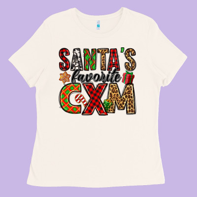 Santa's Favorite Cxm Ladies Tee Designed By Jasminsmagicworld
