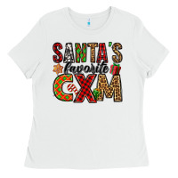 White santa's favorite cxm Ladies Tee - Jasminsmagicworld
