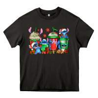 Asphalt christmas stitch coffee Heavy Core Tee - Jasminsmagicworld