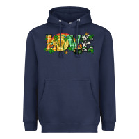 Navy Western love St. Patrick's Day p Heavyweight Hoodie - CowGirlArtShop