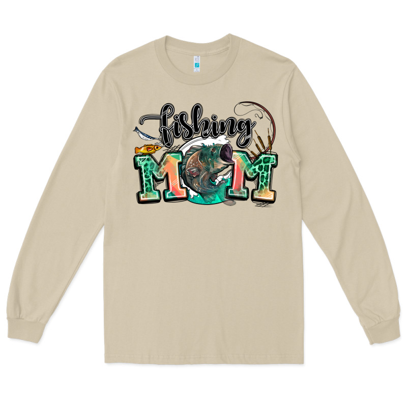 Fishing Mom Long Sleeve Tee by LillyAllenDesigns | Teevron