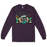 Plum fishing mom Long Sleeve Tee - LillyAllenDesigns
