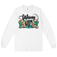 White fishing mom Long Sleeve Tee - LillyAllenDesigns