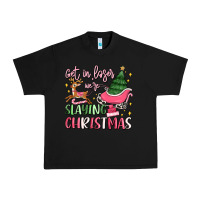 Black get in loser we're slaying christmas Urban Heavy Tee - MaliasSmallBusiness