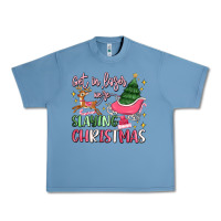 Pebble Blue get in loser we're slaying christmas Urban Heavy Tee - MaliasSmallBusiness