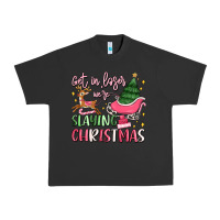 Pigment Black get in loser we're slaying christmas Urban Heavy Tee - MaliasSmallBusiness