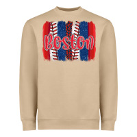 Mushroom boston baseball team spirit brushstrokes Heavyweight Sweatshirt - Artiststas