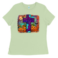 Matcha halloween cross Ladies Tee - JahusDesignShop