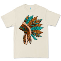 Native American Indian Headdress Premium Tee | Teevron