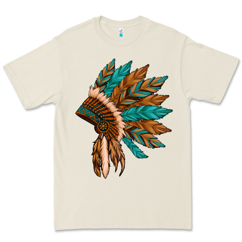 Native American Indian Headdress Premium Tee by Artiststas | Teevron