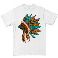 White native american indian headdress Premium Tee - Artiststas