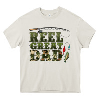 Cream reel great dad Heavy Core Tee - Artiststas
