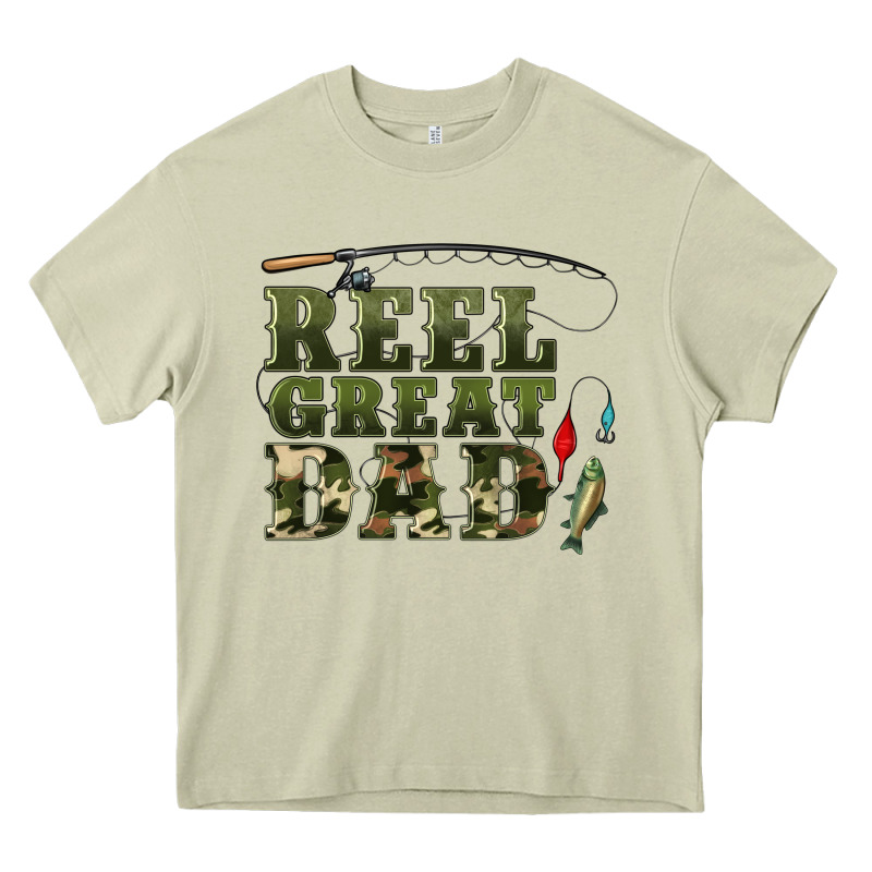 Reel Great Dad Heavy Core Tee by Artiststas | Teevron