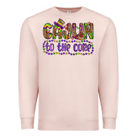 Pale Pink cajun to the core Premium Sweatshirt - OliviaCreatesArt