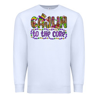 White cajun to the core Premium Sweatshirt - OliviaCreatesArt