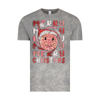 Cloud Rock merry christmas smiling face Vintage Tee - MaliasSmallBusiness