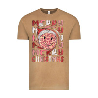 Vintage Camel merry christmas smiling face Vintage Tee - MaliasSmallBusiness