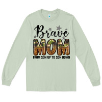Matcha brave mom from son up to son down Long Sleeve Tee - LillyAllenDesigns