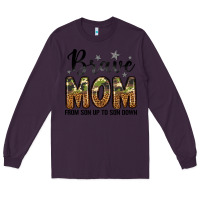 Plum brave mom from son up to son down Long Sleeve Tee - LillyAllenDesigns