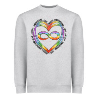 Autism Heart Heavyweight Sweatshirt | Teevron
