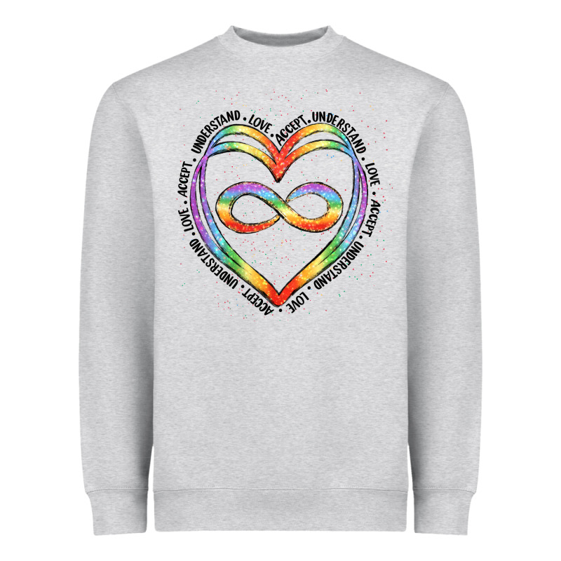 Autism Heart Heavyweight Sweatshirt by Artiststas | Teevron