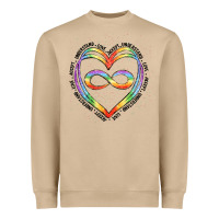 Mushroom autism heart Heavyweight Sweatshirt - Artiststas