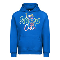 Cobalt l am snow cute Urban Hoodie - CowhideDigitalArt