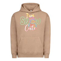 Pigment Burro l am snow cute Urban Hoodie - CowhideDigitalArt